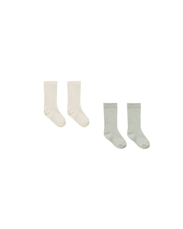 Quincy Mae Sock Set - Natural Sage
