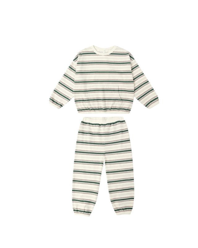 Rylee + Cru Relaxed Set - Retro Stripe