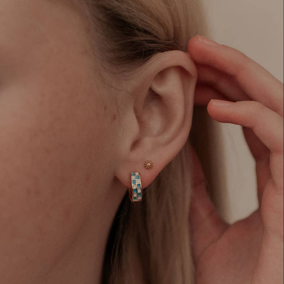 Mauve Jewelry Co Sunshine Flat Back Studs