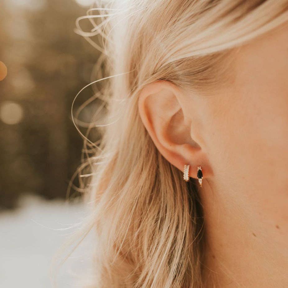 Mauve Jewelry Co Ivy Diamond Hoops