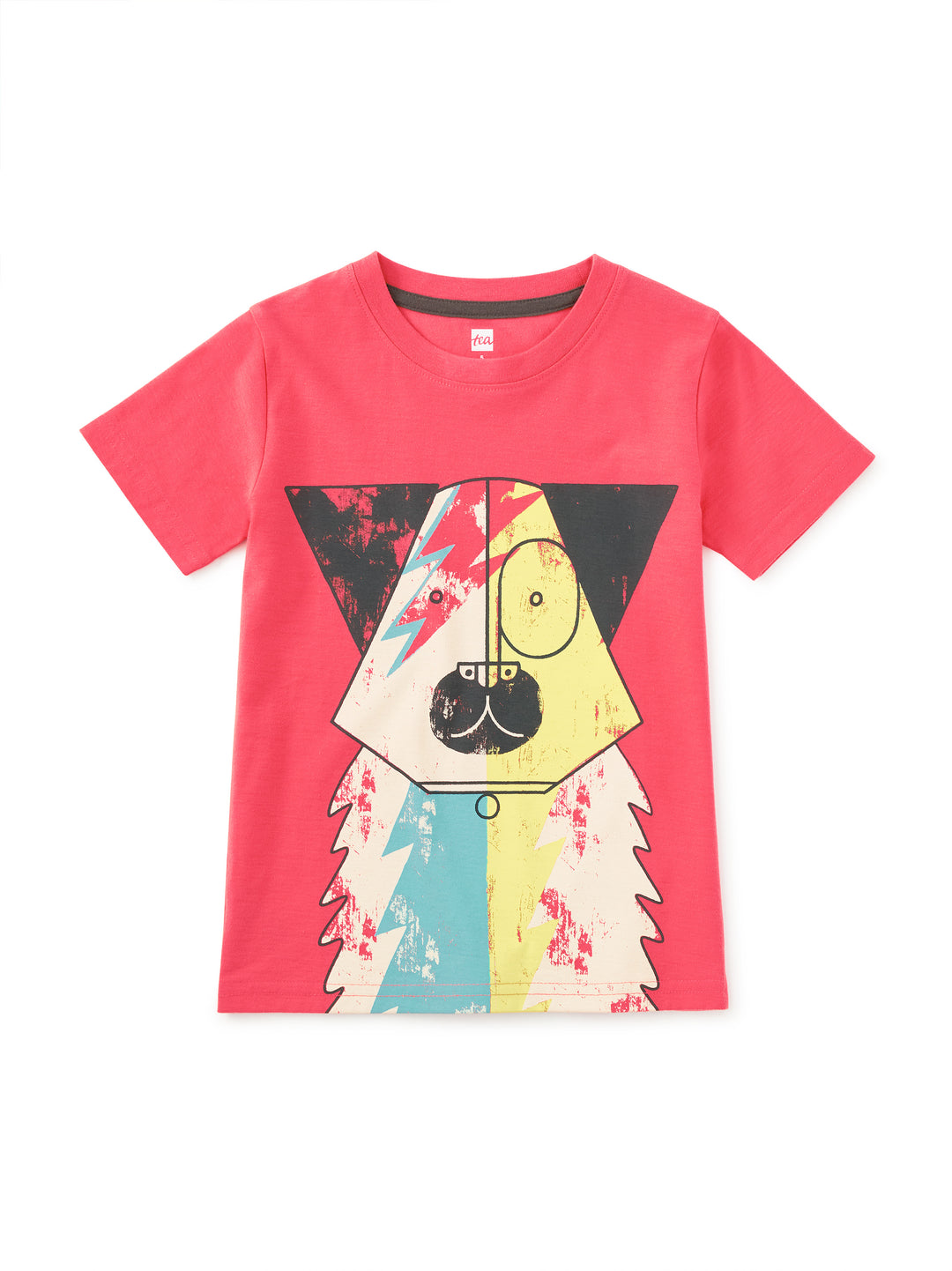Tea Collection Bolt Dog Graphic Tee - Scarlet