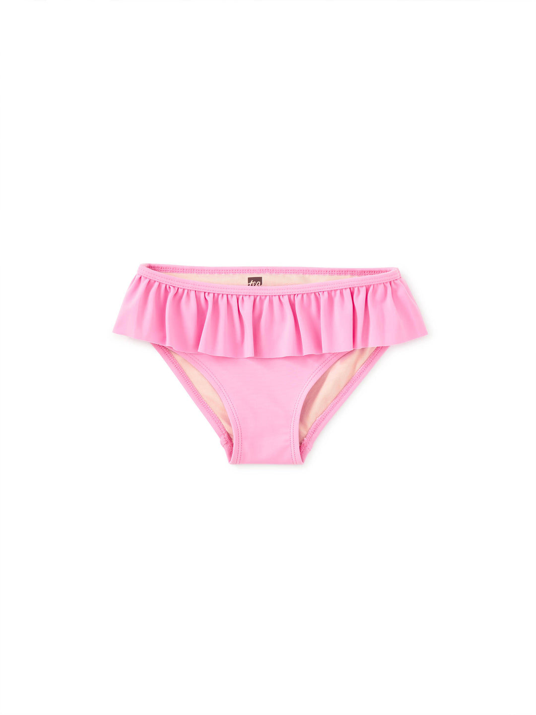 Tea Collection Ruffled Bikini Bottoms - Perennial Pink