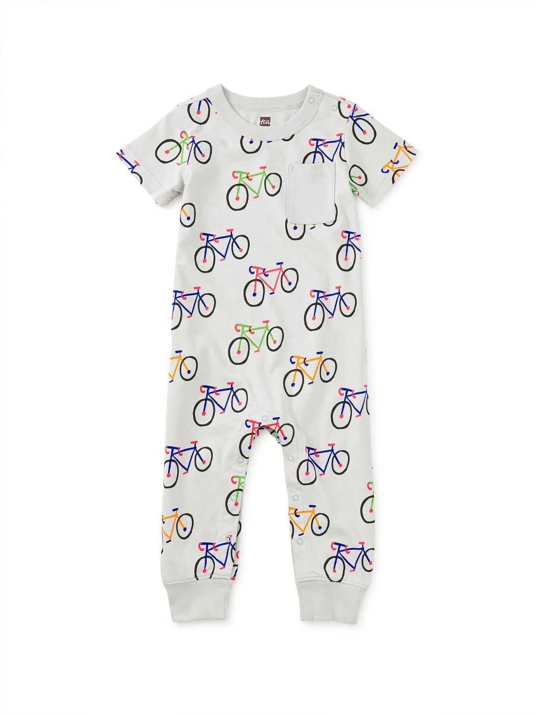 Tea Collection Pocket Baby Romper - La Vuelta Bikes