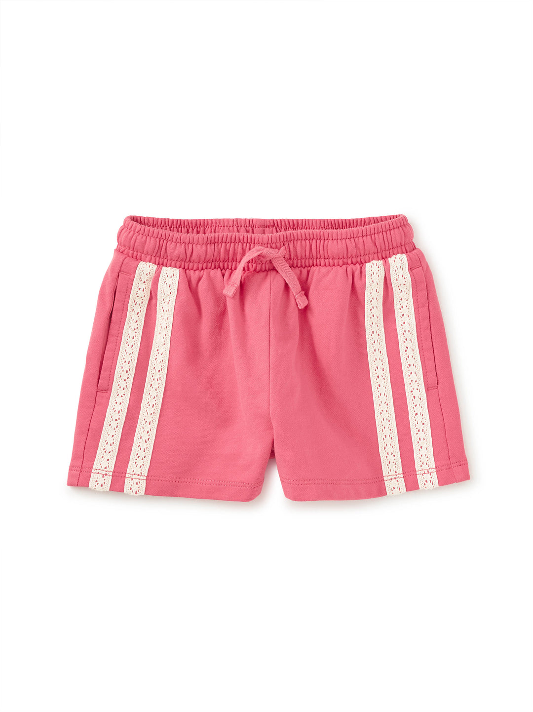 Tea Collection Crochet Sporty Shorts - Desert Rose