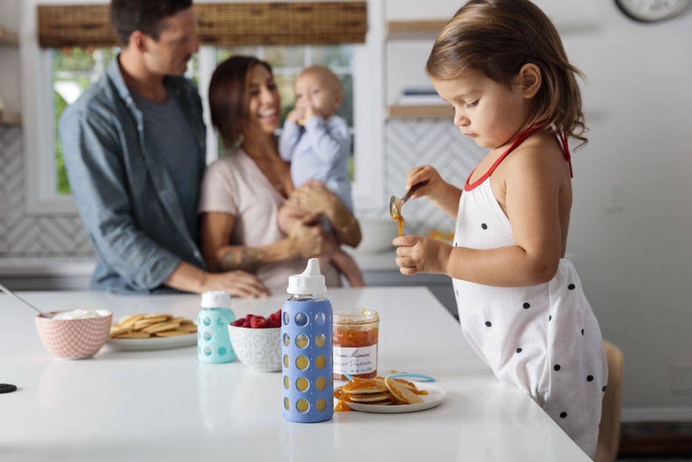 LifeFactory 6 Glass Bottle Baby Starter Kit