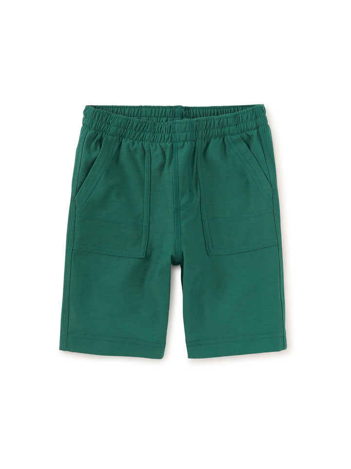 Tea Collection Knit Shortie - Botany Green