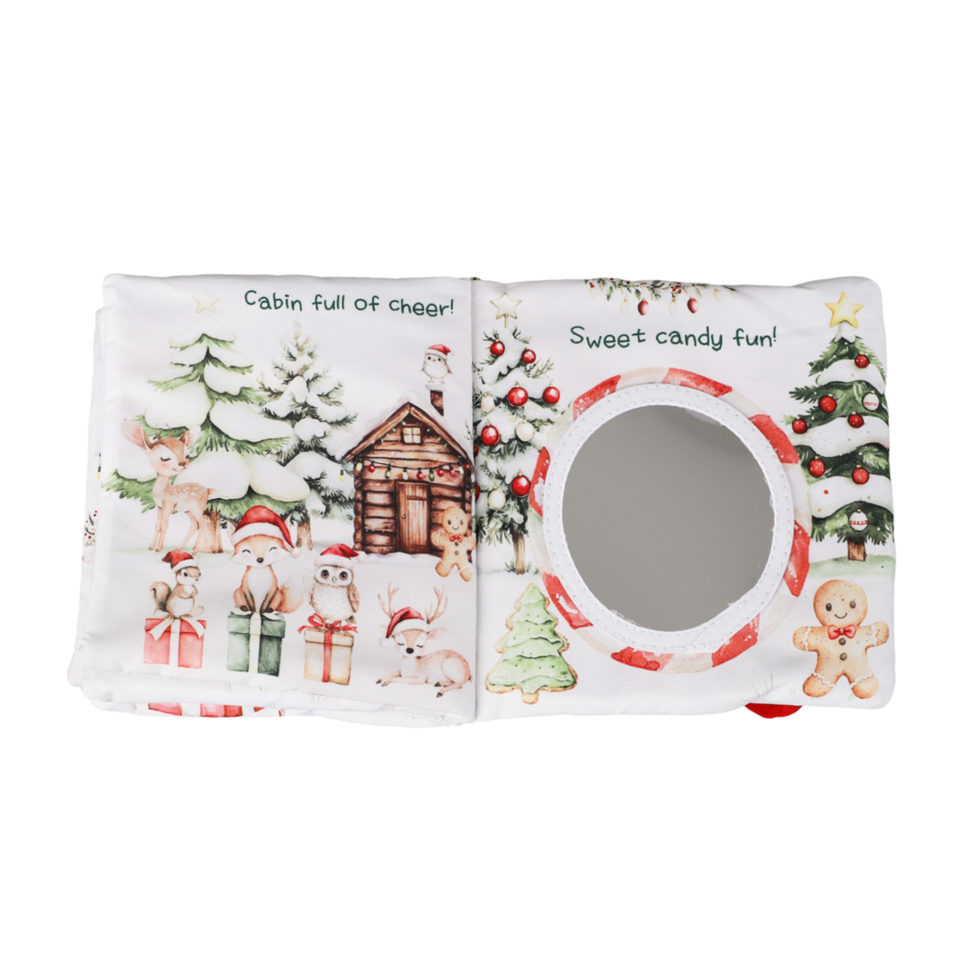 Ali + Oli Christmas Friends – 10-Page Crinkle Cloth Book for Babies