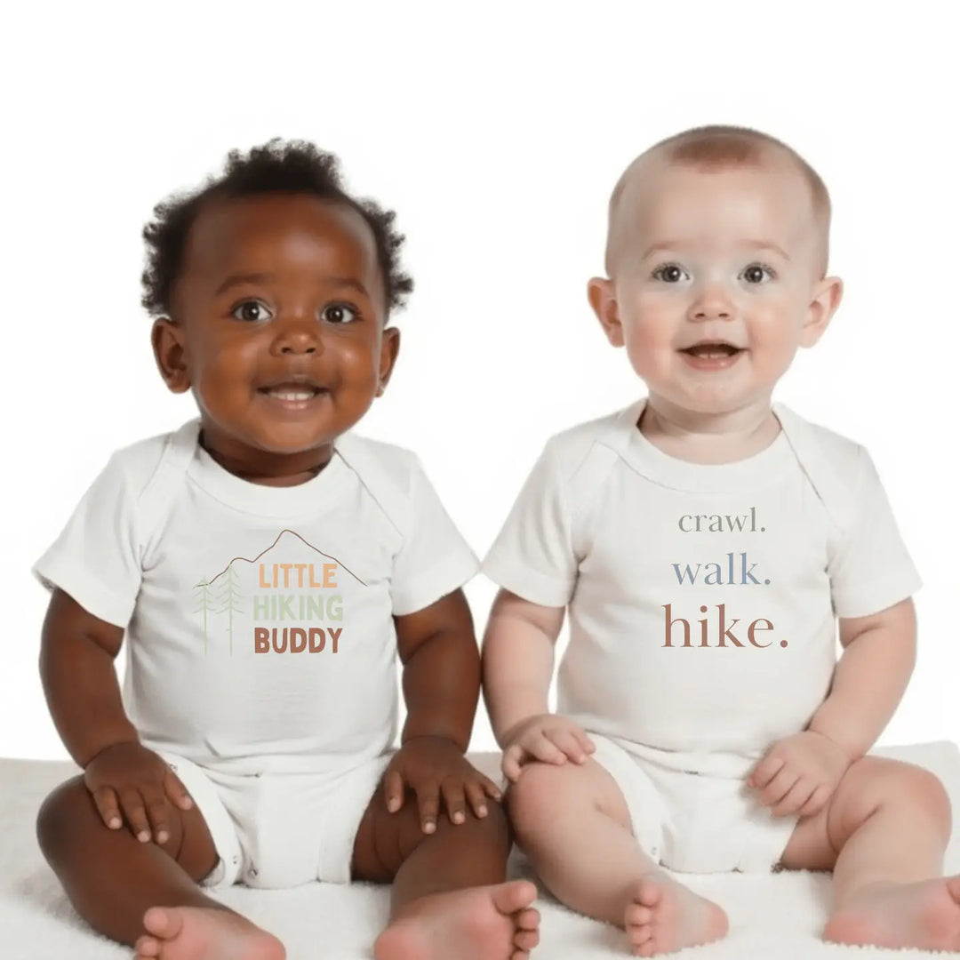 Finn + Emma Baby Organic Graphic Bodysuit - Hiking Buddy