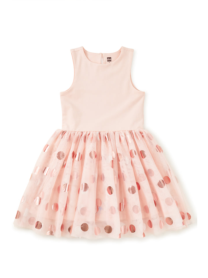 Tea Collection Printed Tulle Ballet Dress - Flamenco Dots