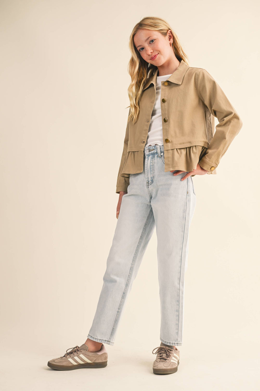 Heart And Arrow Cropped Field Jacket