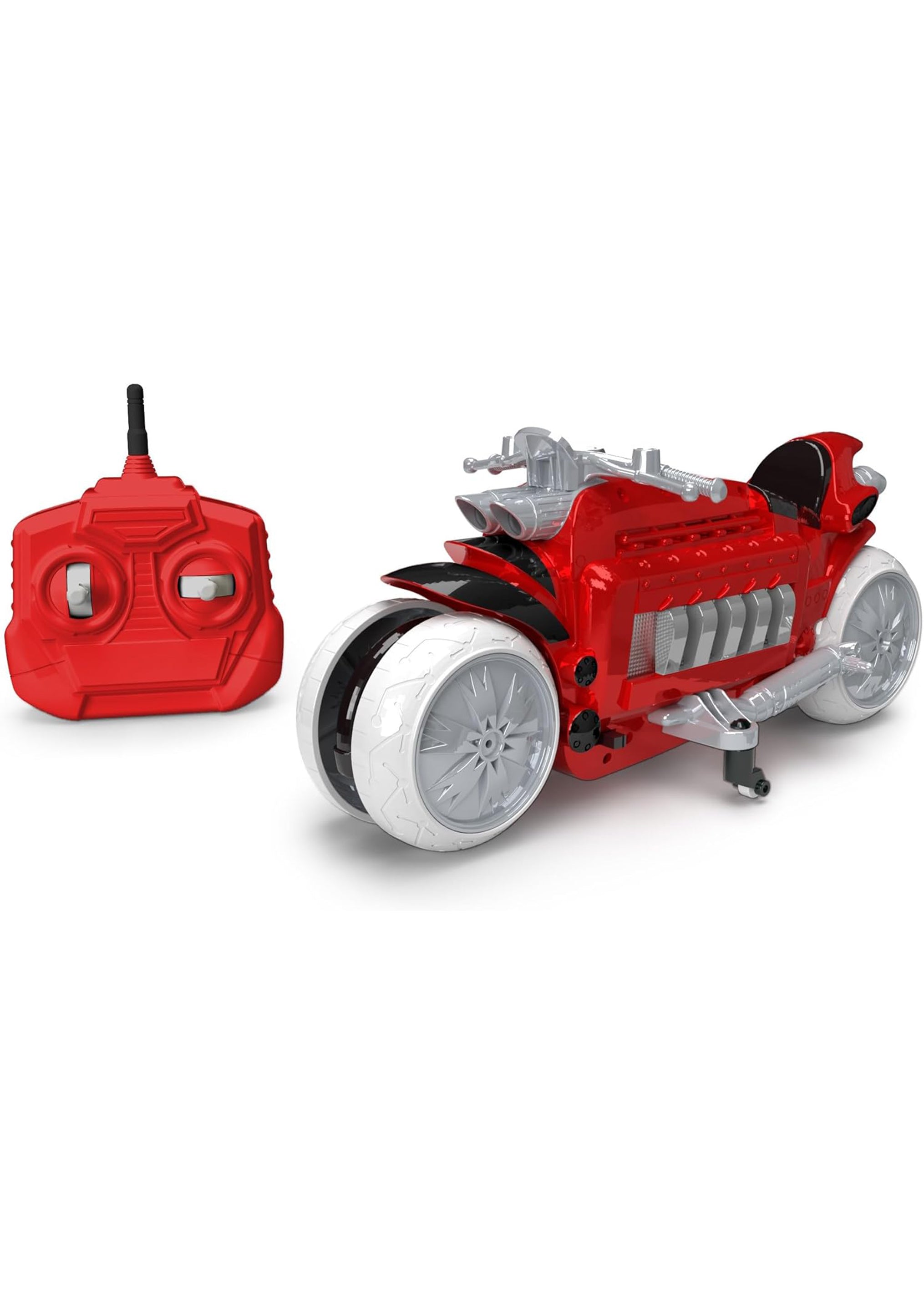 Mindscope HoverCycle Radio Control Stunt Action LED Vehicle