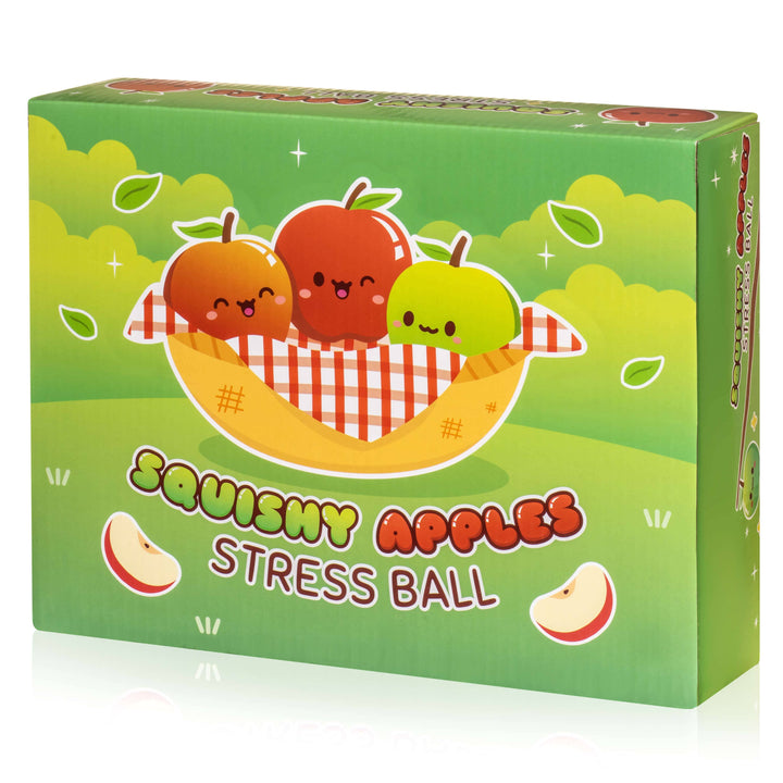 Kawaii Slime Red Apple Squishy Stress Ball