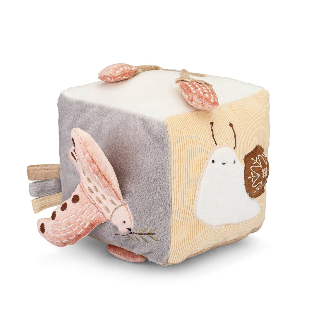 Crane Baby Soft Activity Cube - Violet