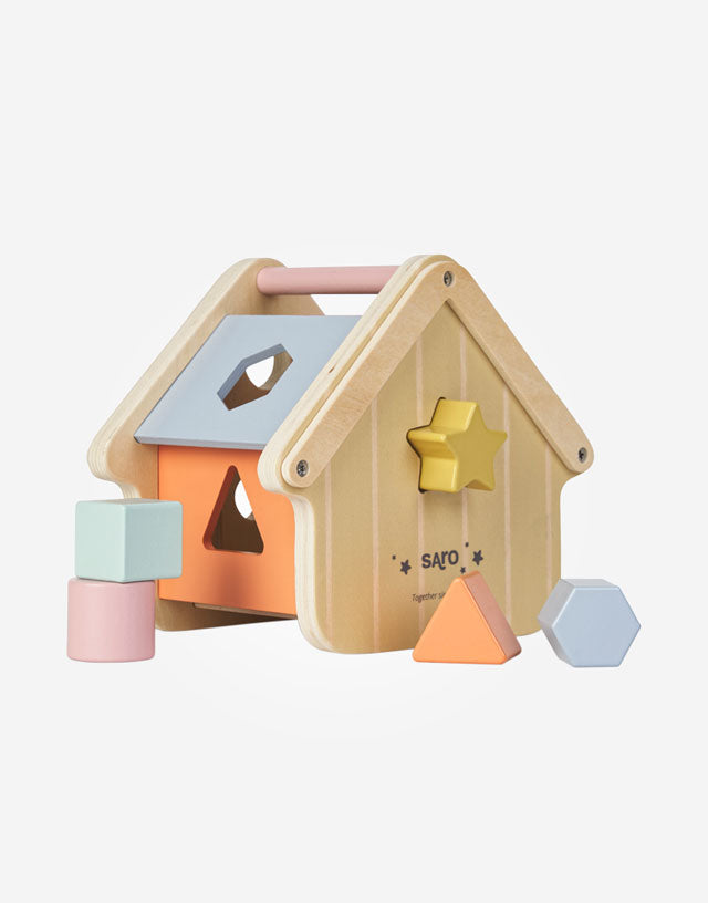 Saro Baby Little House With Interlocking Pieces