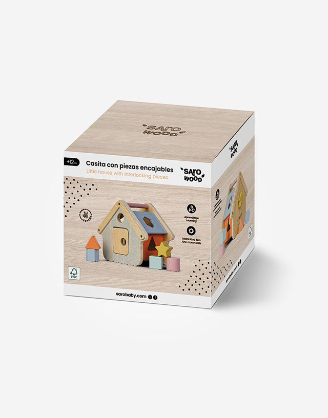 Saro Baby Little House With Interlocking Pieces