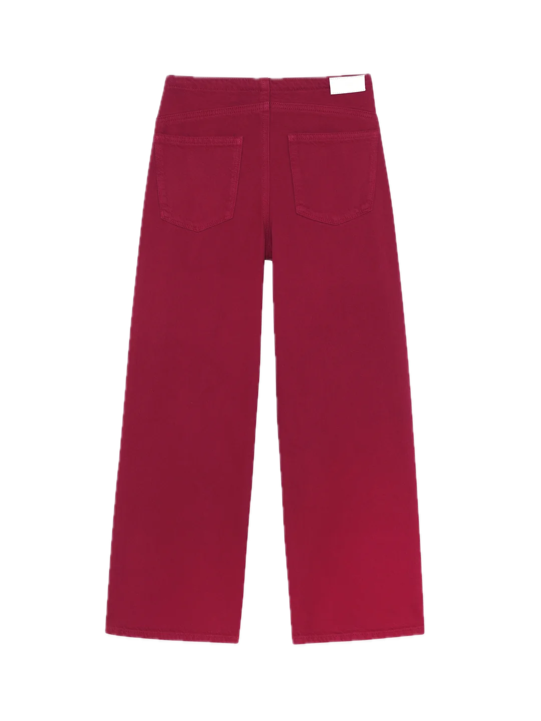 DL1961 Frankie Low-Slung Wide Leg Jeans - Rouge