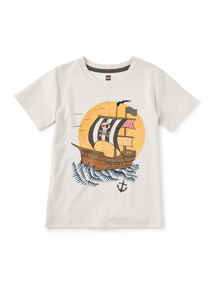 Tea Collection Pirate's Voyage Graphic Tee - Vapor