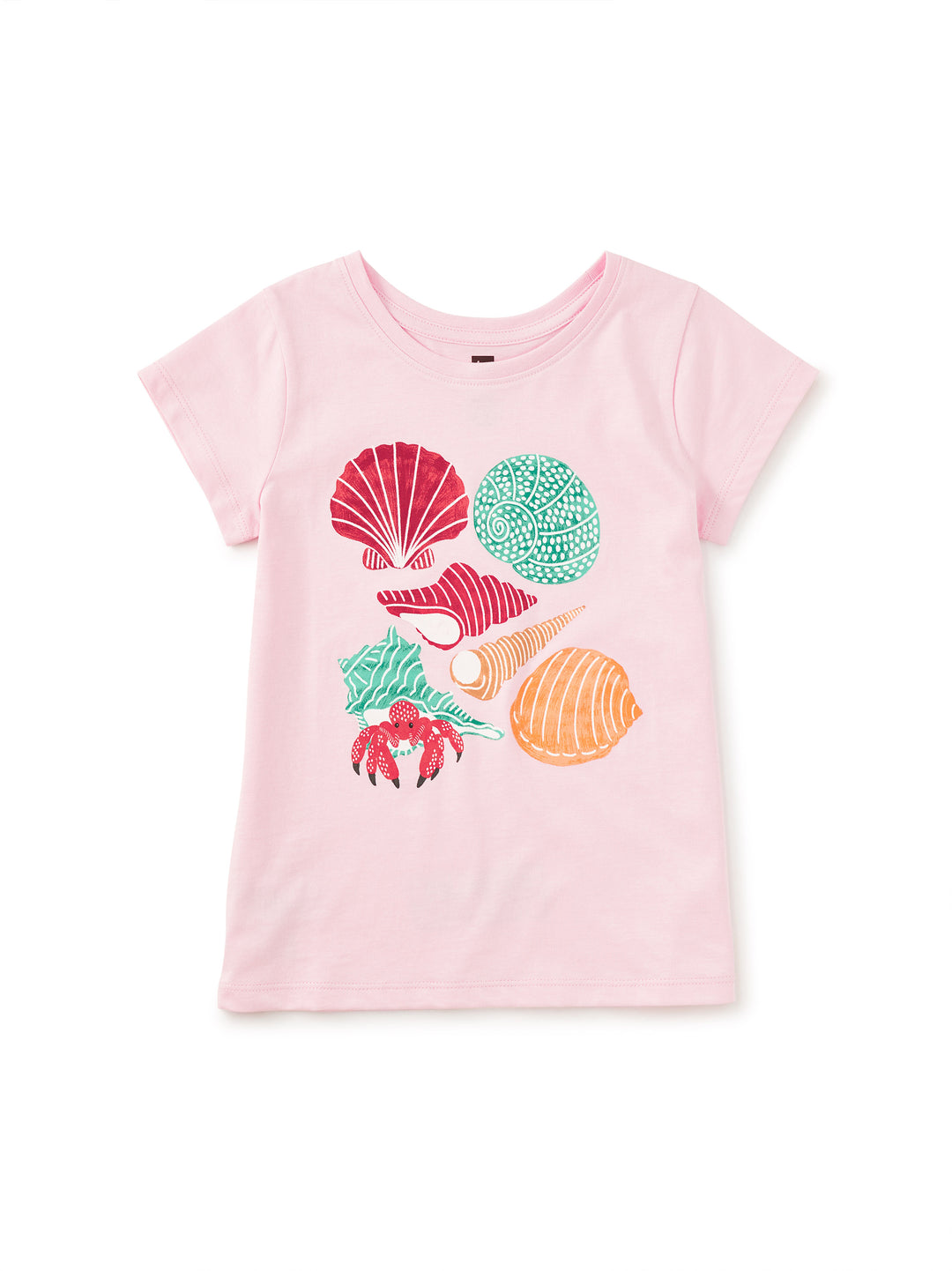 Tea Collection Tidepool Collection Graphic Tee - Pink Lady
