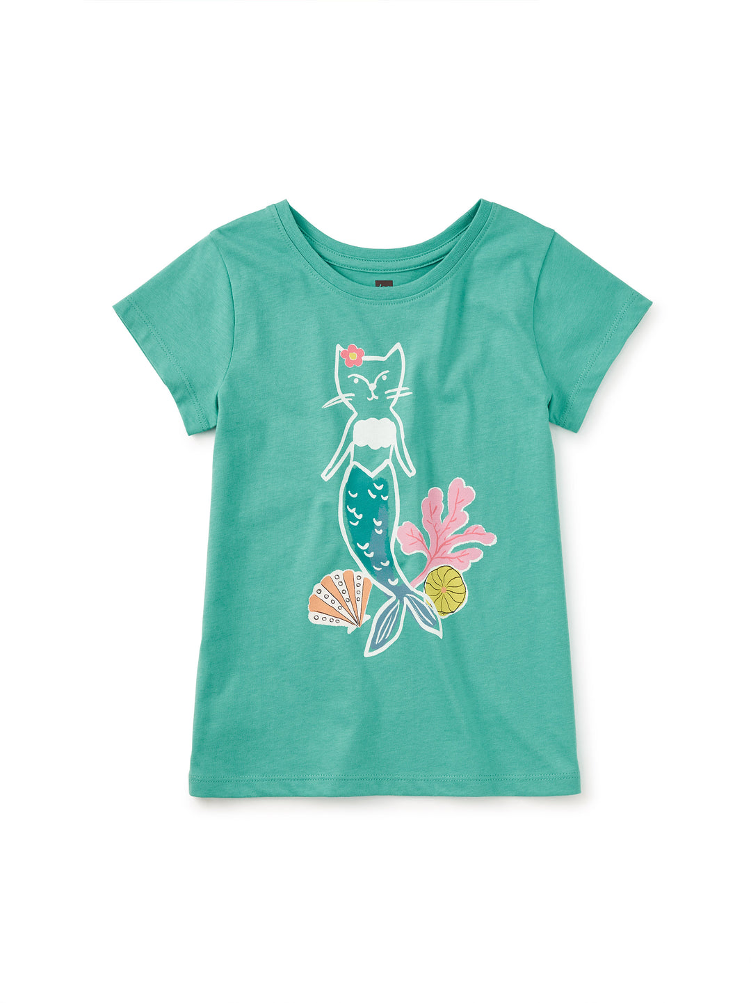 Tea Collection Merkitty Graphic Tee - Patina