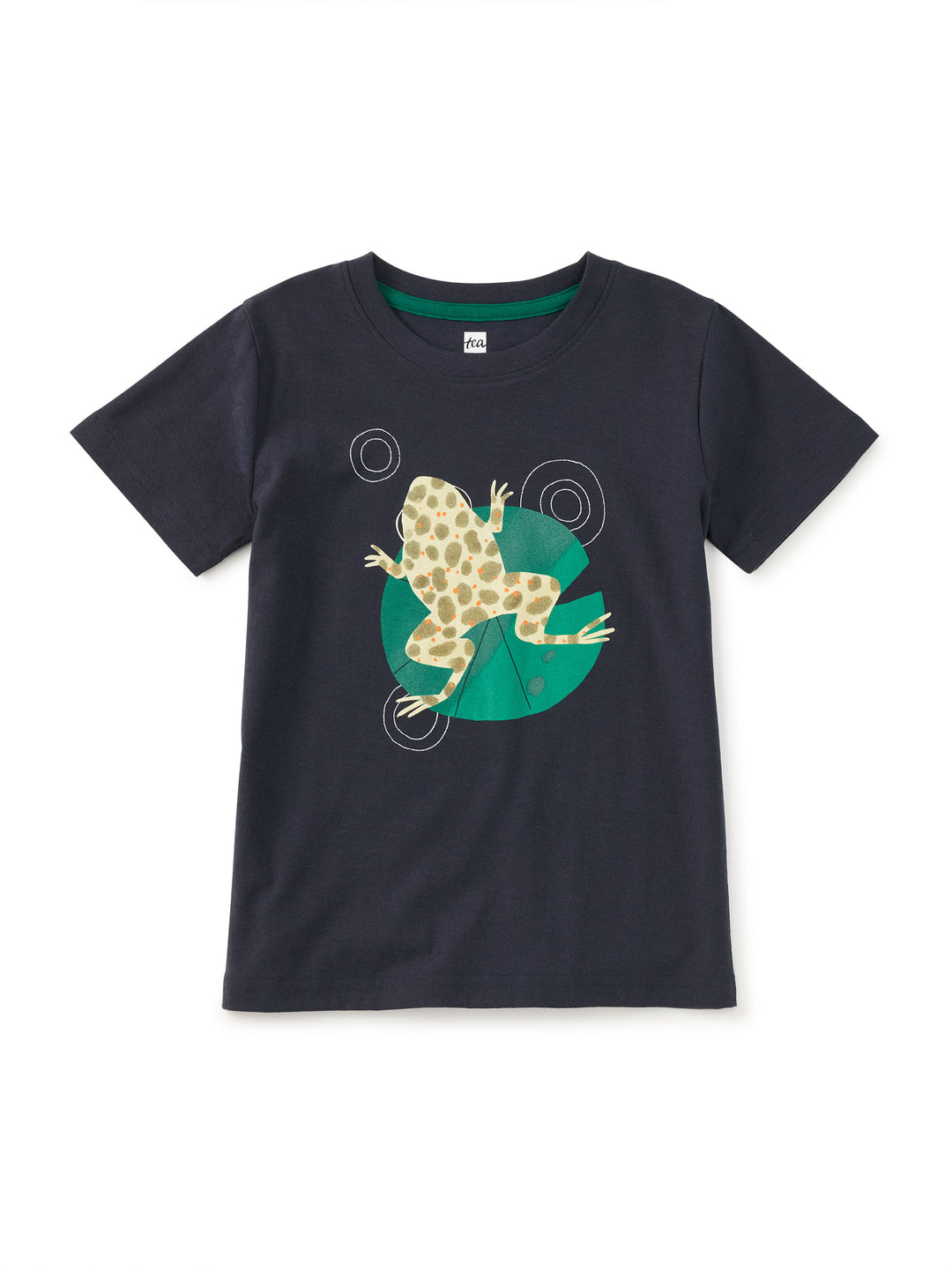 Tea Collection Spotted Toad Graphic Tee - Indigo