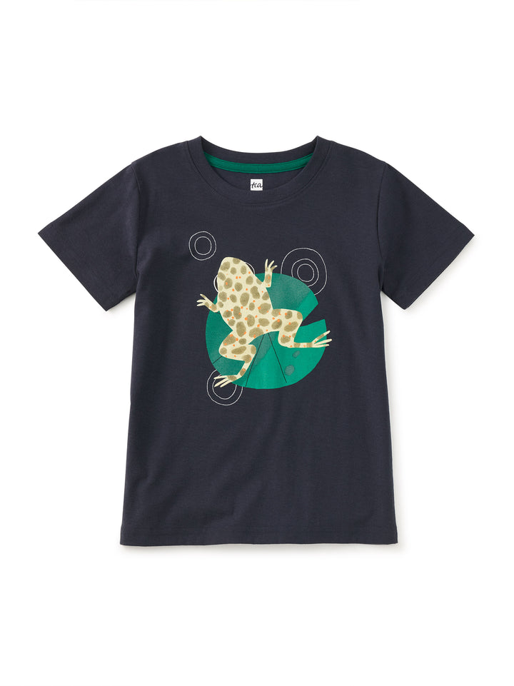 Tea Collection Spotted Toad Graphic Tee - Indigo
