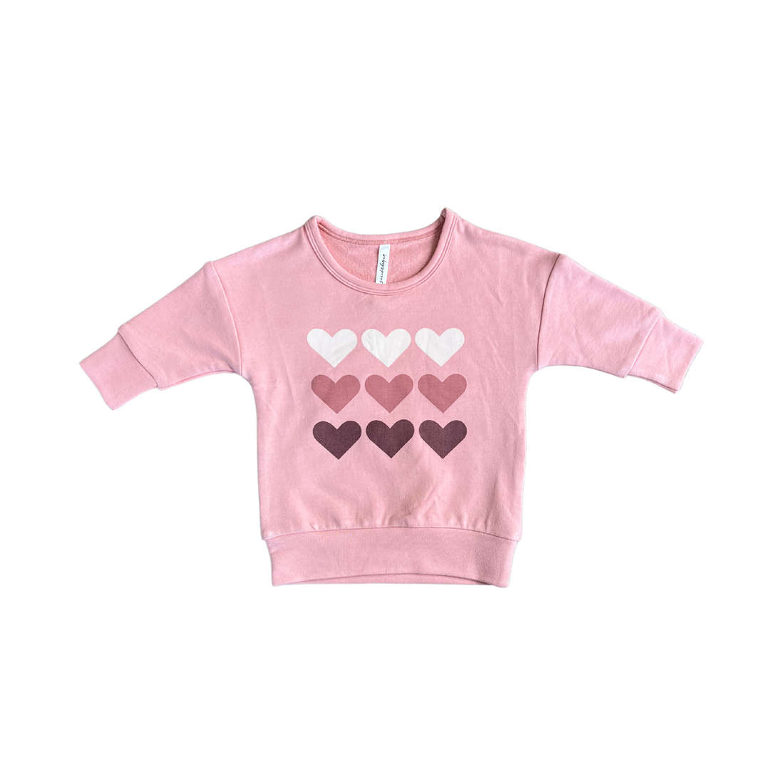 Babysprouts Heart Drop-Shoulder Sweatshirt