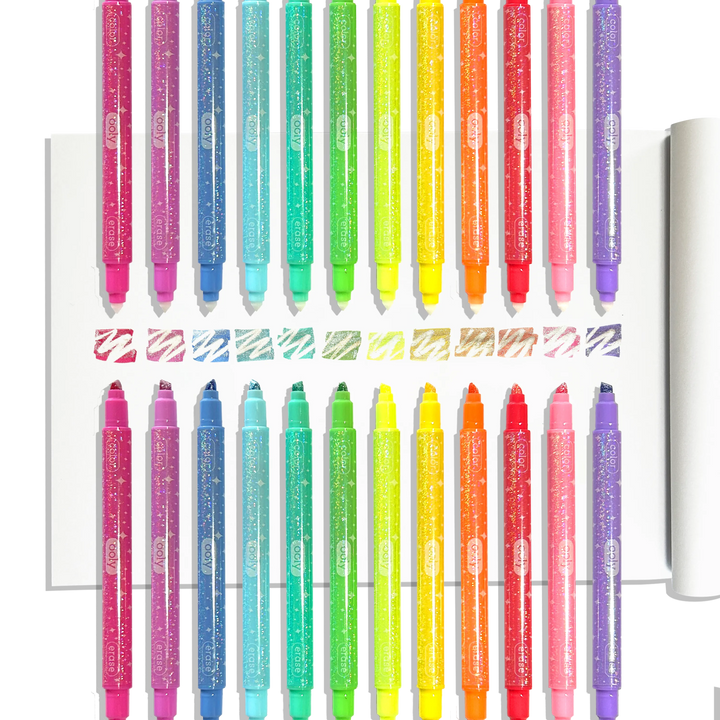 Ooly Make No Mistake!: Glittery Erasable Markers