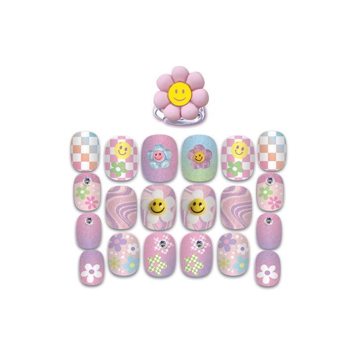 Hot Focus Pop Nail Glitz - Groovy Flower