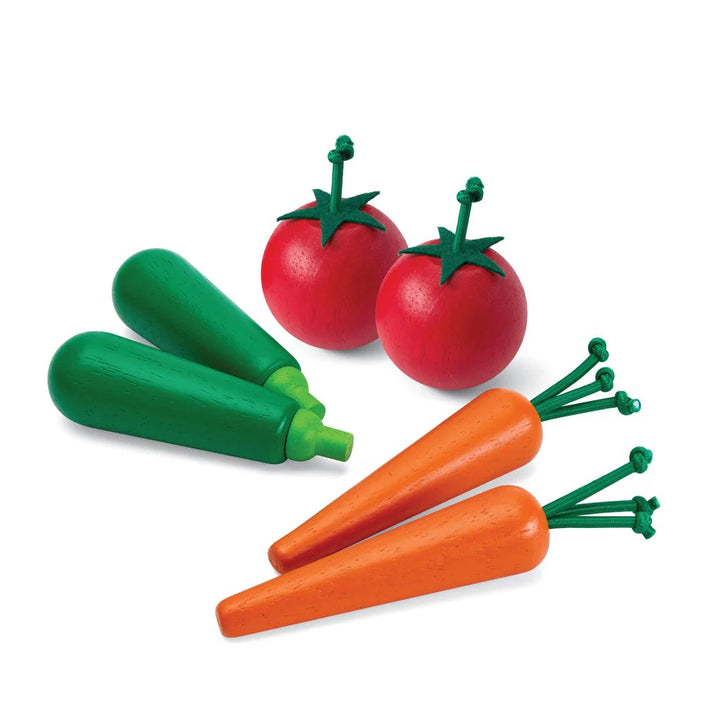 Plan Toys Fresh Produce (Carrots, Zucchinis & Tomatoes)