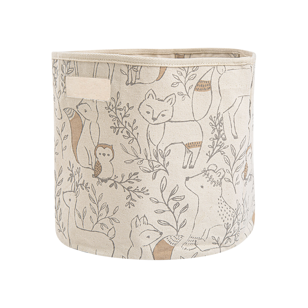Crane Baby Storage Bin - Ezra Woodland