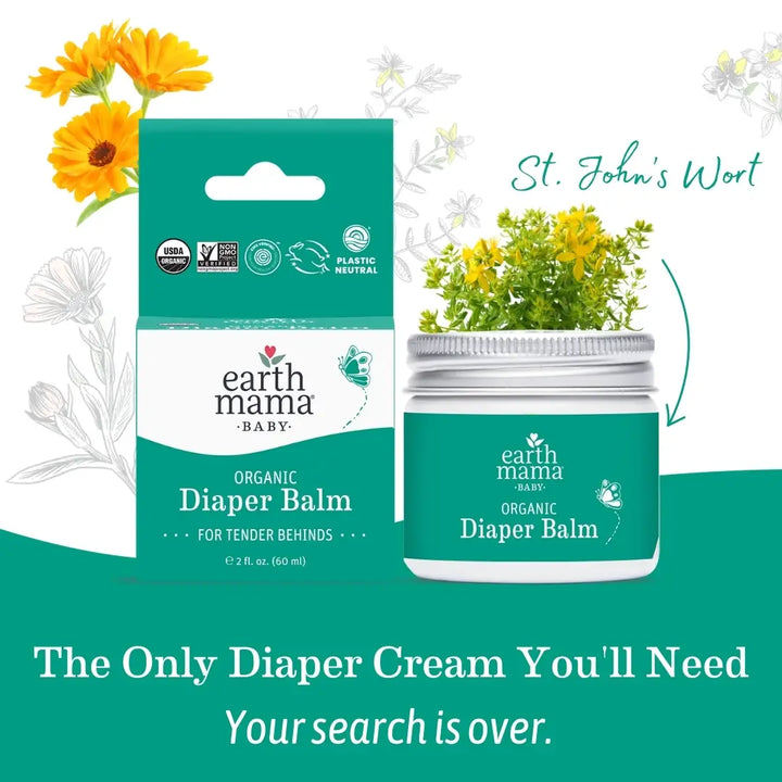Earth Mama Organic Diaper Balm 2oz