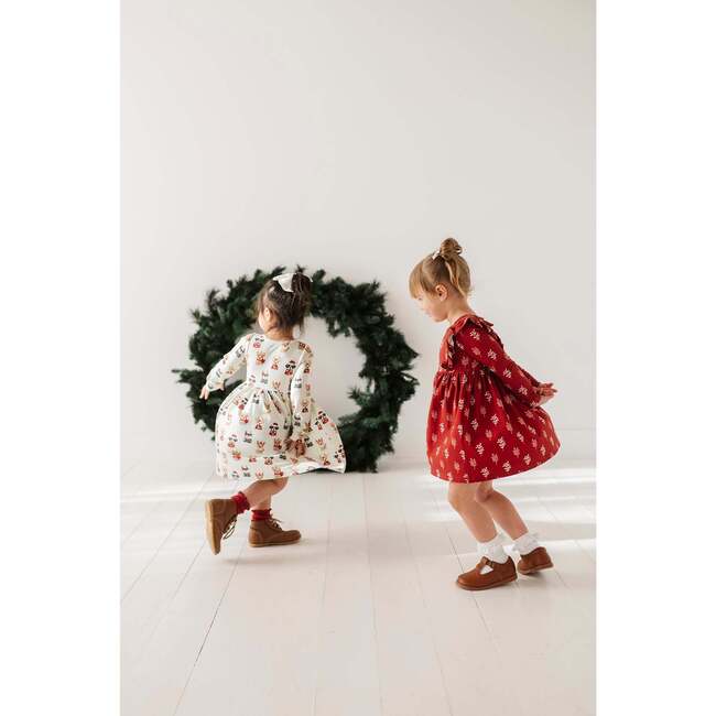 Babysprouts Long Sleeve Ruffle Dress - Holly