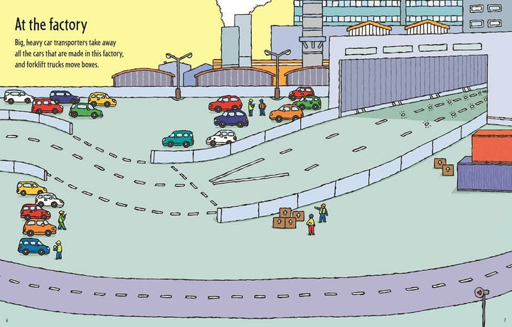 Usborne First Sticker Book Trucks