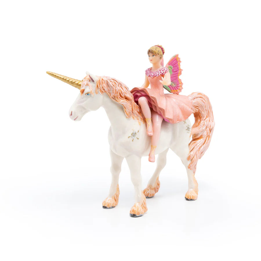 Papo Elf Ballerina & Her Unicorn Figurine