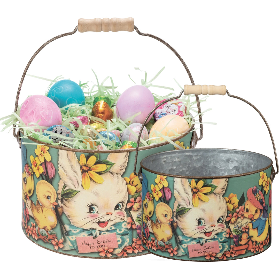 Have A Happy Easter Vintage Bucket