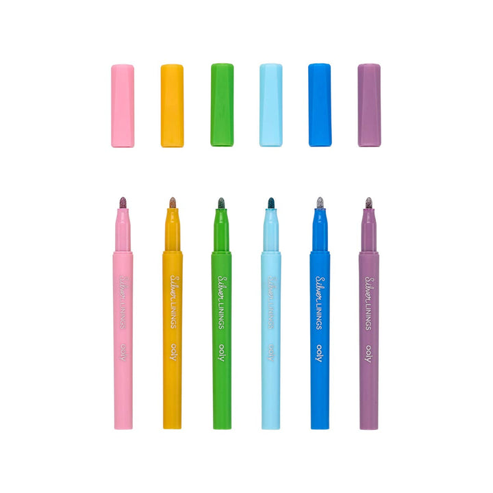 Ooly Silver Linings Colorful Outline Markers