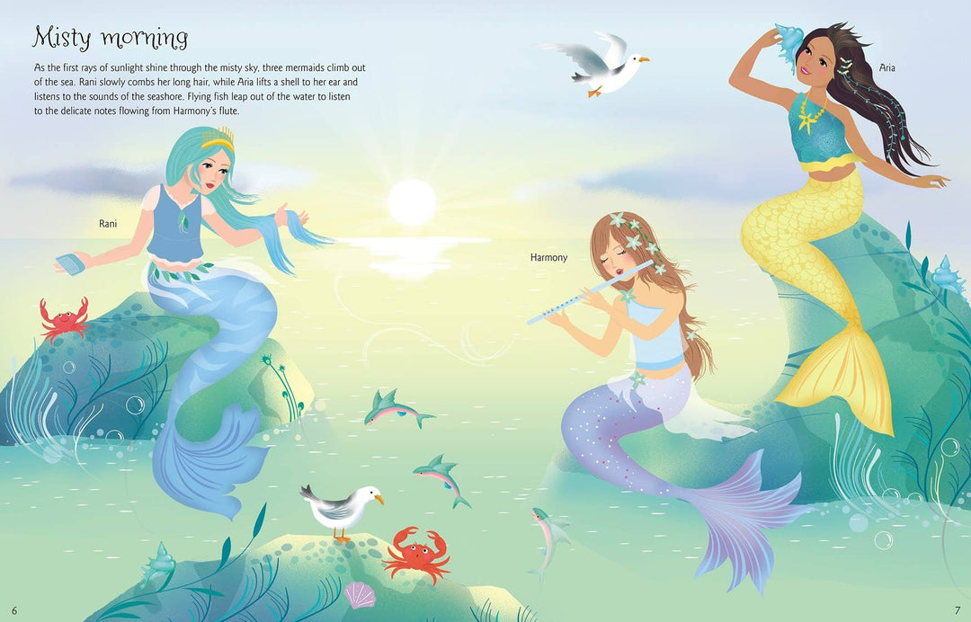 Usborne Sticker Dolly Dressing Big Collection Unicorns & Mermaids