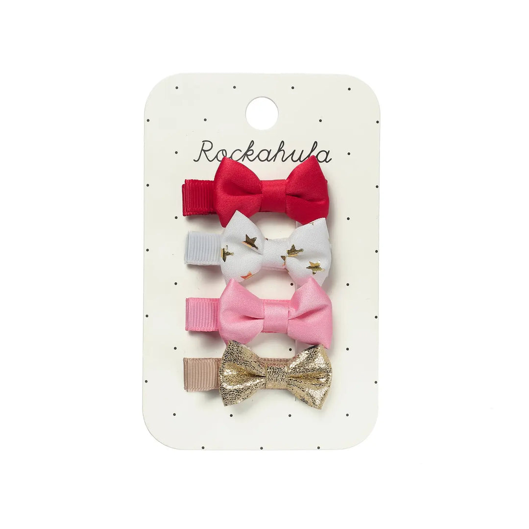 Rockahula Festive Mini Bow Clips