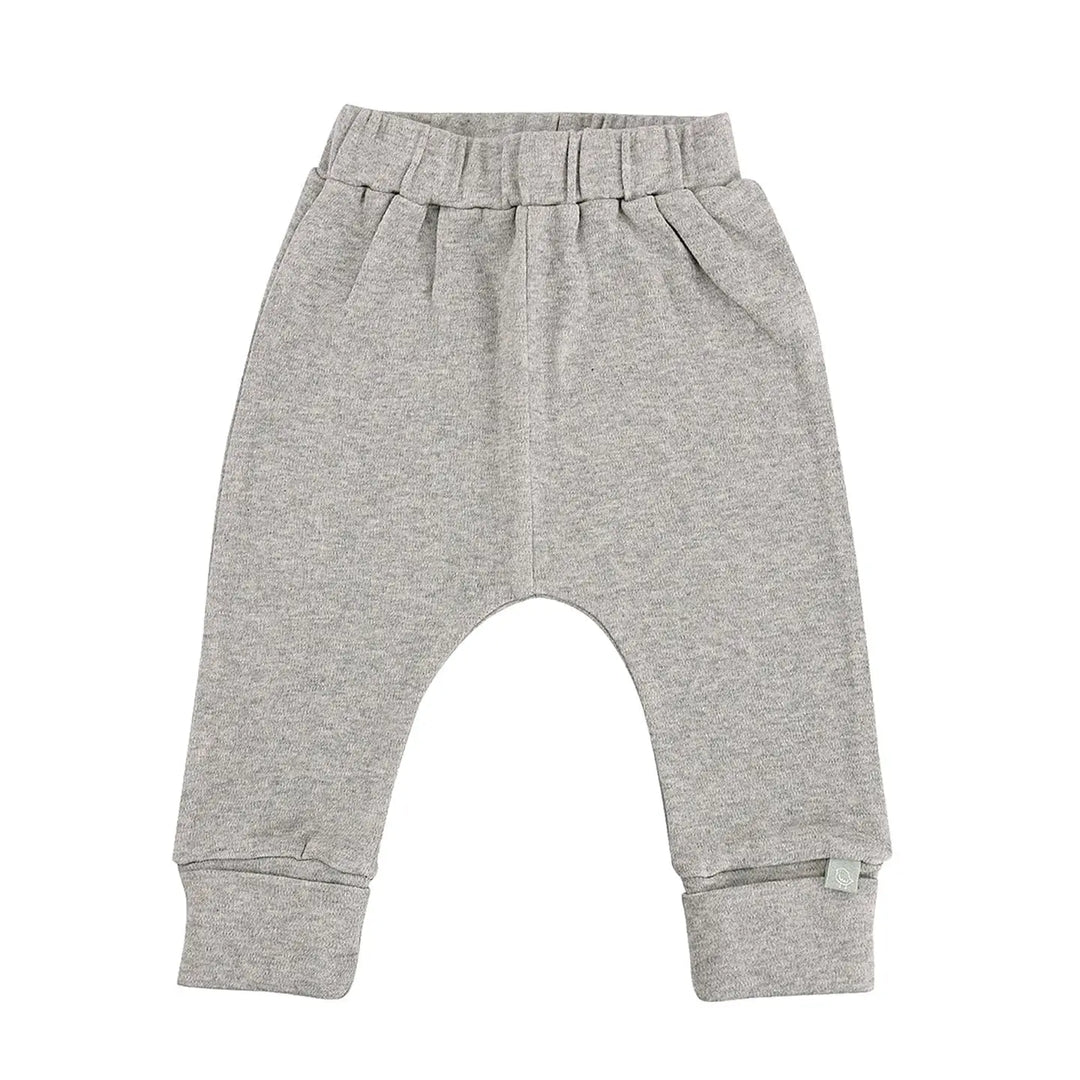 Finn + Emma Baby Cuffed Pants - Heather Organic