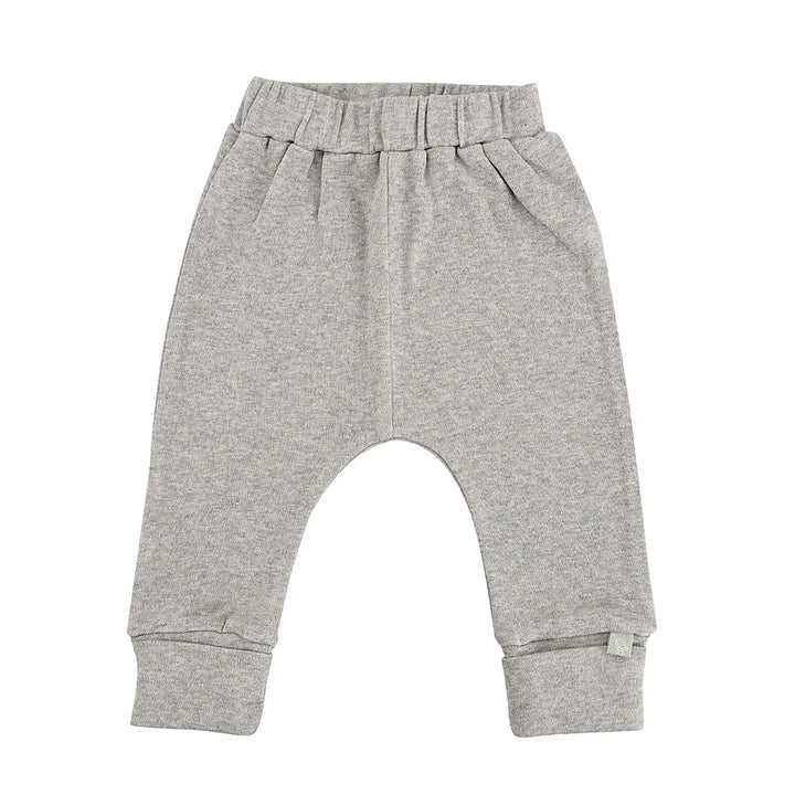 Finn + Emma Baby Cuffed Pants - Heather Organic