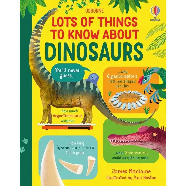 Usborne Lots of Things To Know About Dinosaurs
