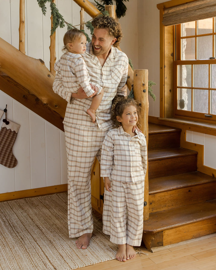 Rylee + Cru Long Sleeve Pajamas - Holiday Plaid