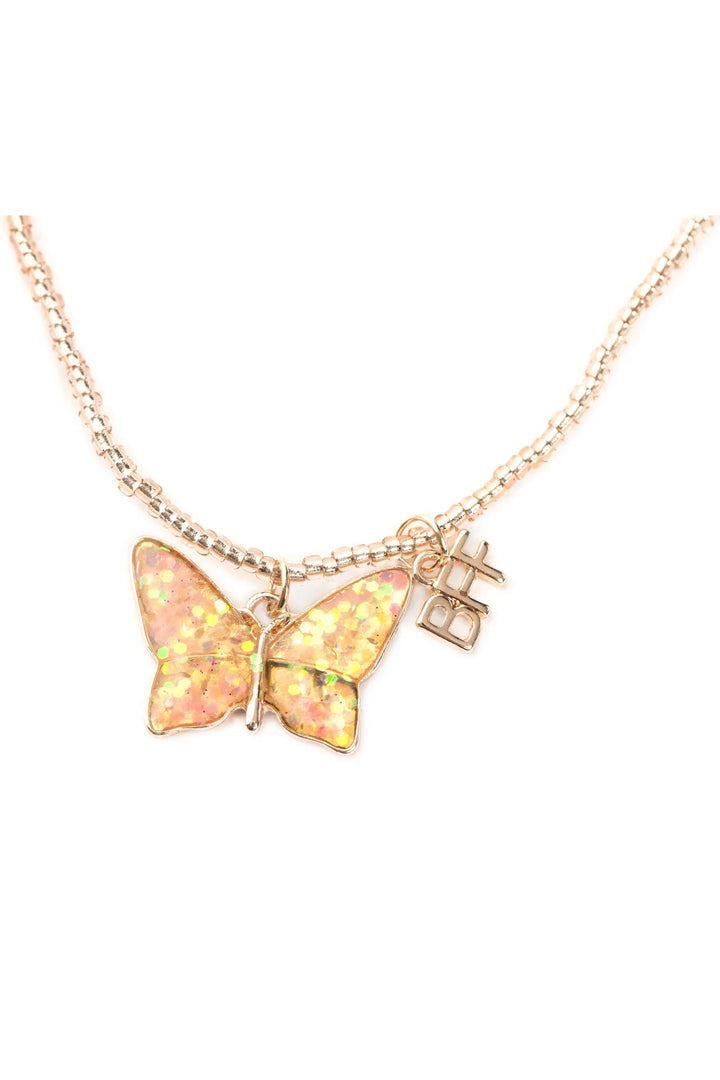 Great Pretenders Best Friends Tear & Share Butterfly Necklaces