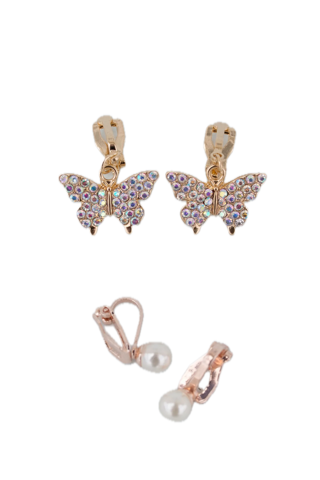 Great Pretenders Boutique Butterfly Clip On Earrings