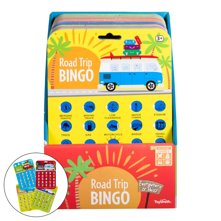 On the Way Games Road Trip Bingo, Travel Game