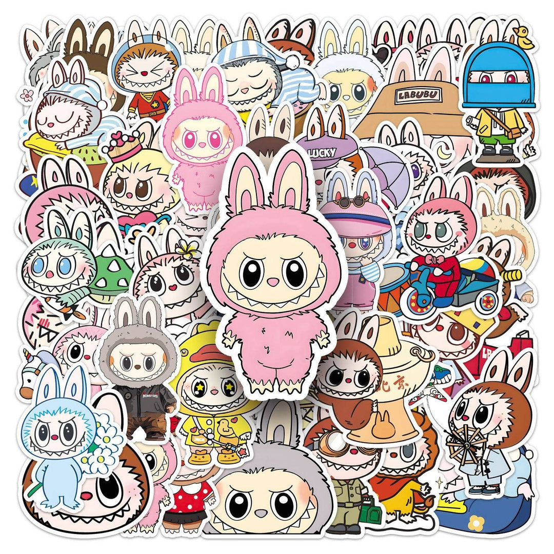 Little Trendy Cute Monster Cute Deco Sticker Set