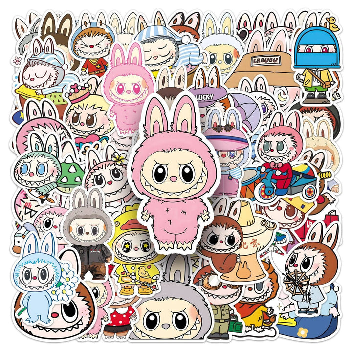 Little Trendy Cute Monster Cute Deco Sticker Set