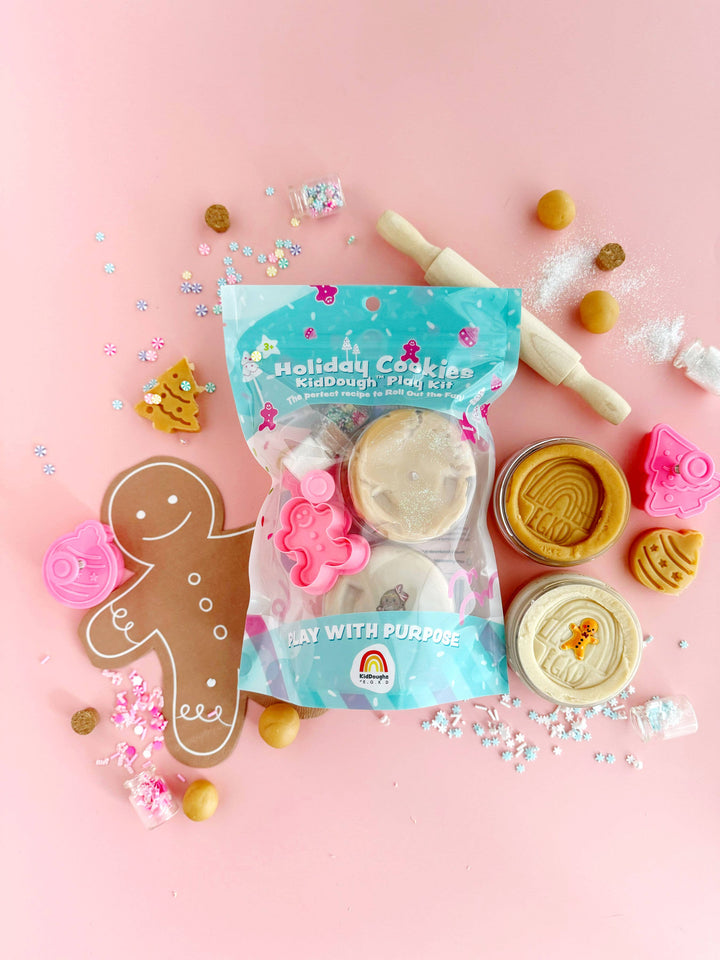 Earth Grown KidDoughs Holiday Cookies KidDough Play Kit