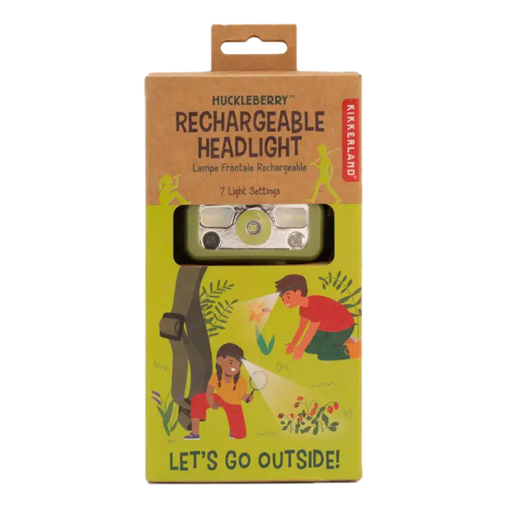 Kikkerland Huckleberry Rechargeable Headlight