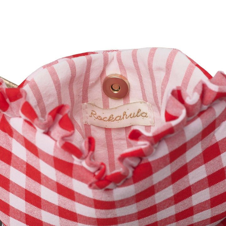 Rockahula Gingham Ruffle Love Heart Bag
